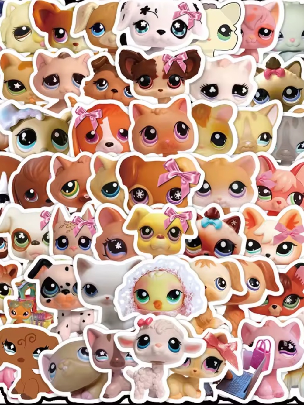 LITTLEST PET SHOP LPS Stickers, pack of 50